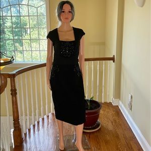 VDP Black Midi Dress